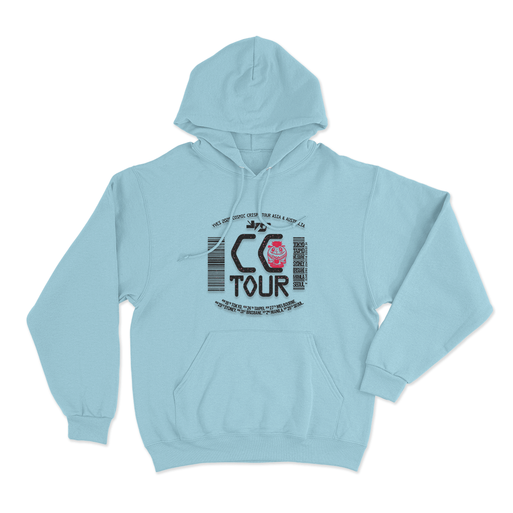 CCTour in Seoul Unisex Hoodie Sky Blue CCTour in Seoul Unisex Hoodie Sky Blue
