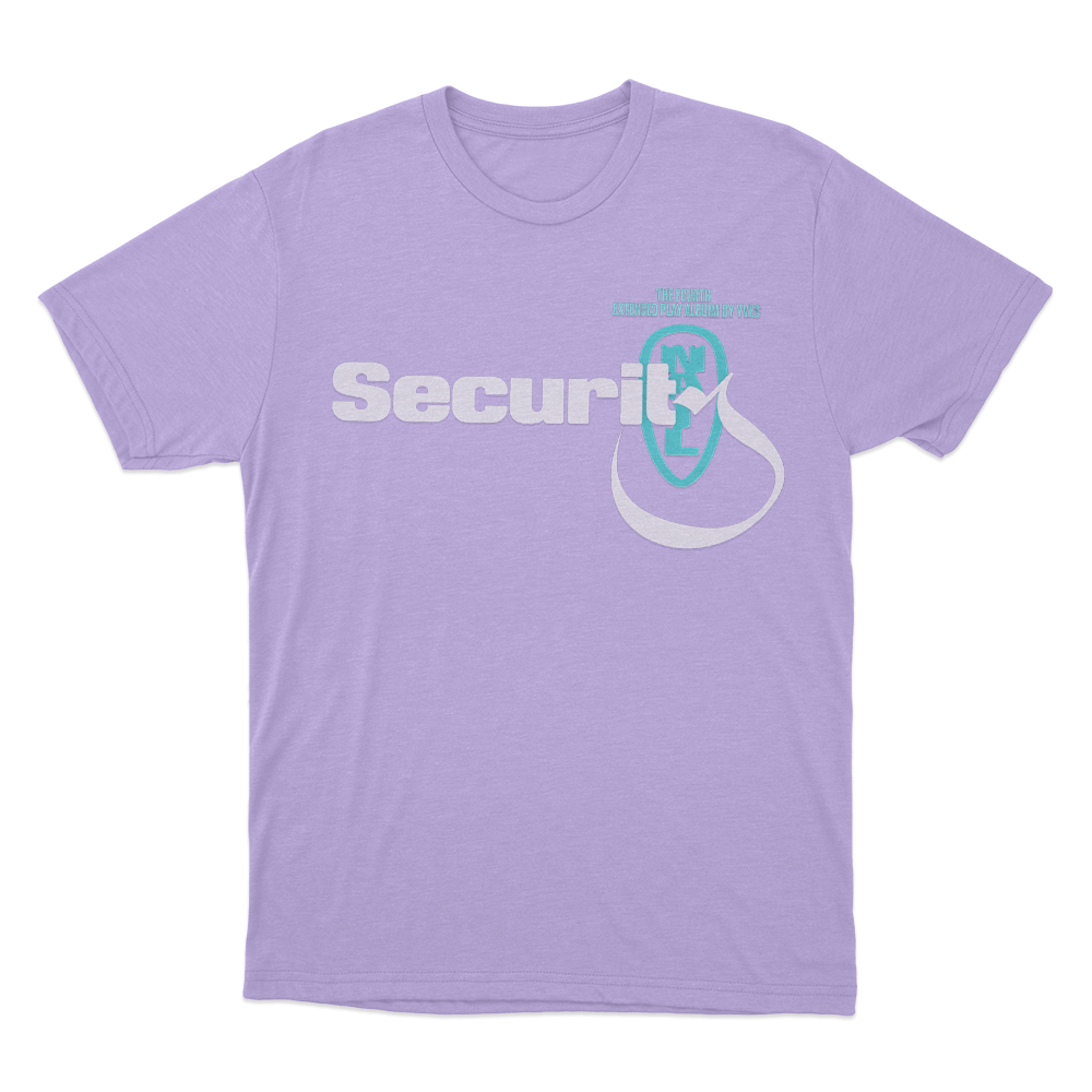 Yves Security T Shirt Purple Yves Security T Shirt Purple
