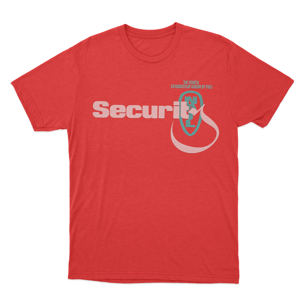 Yves Security T Shirt Red Yves Security T Shirt Red
