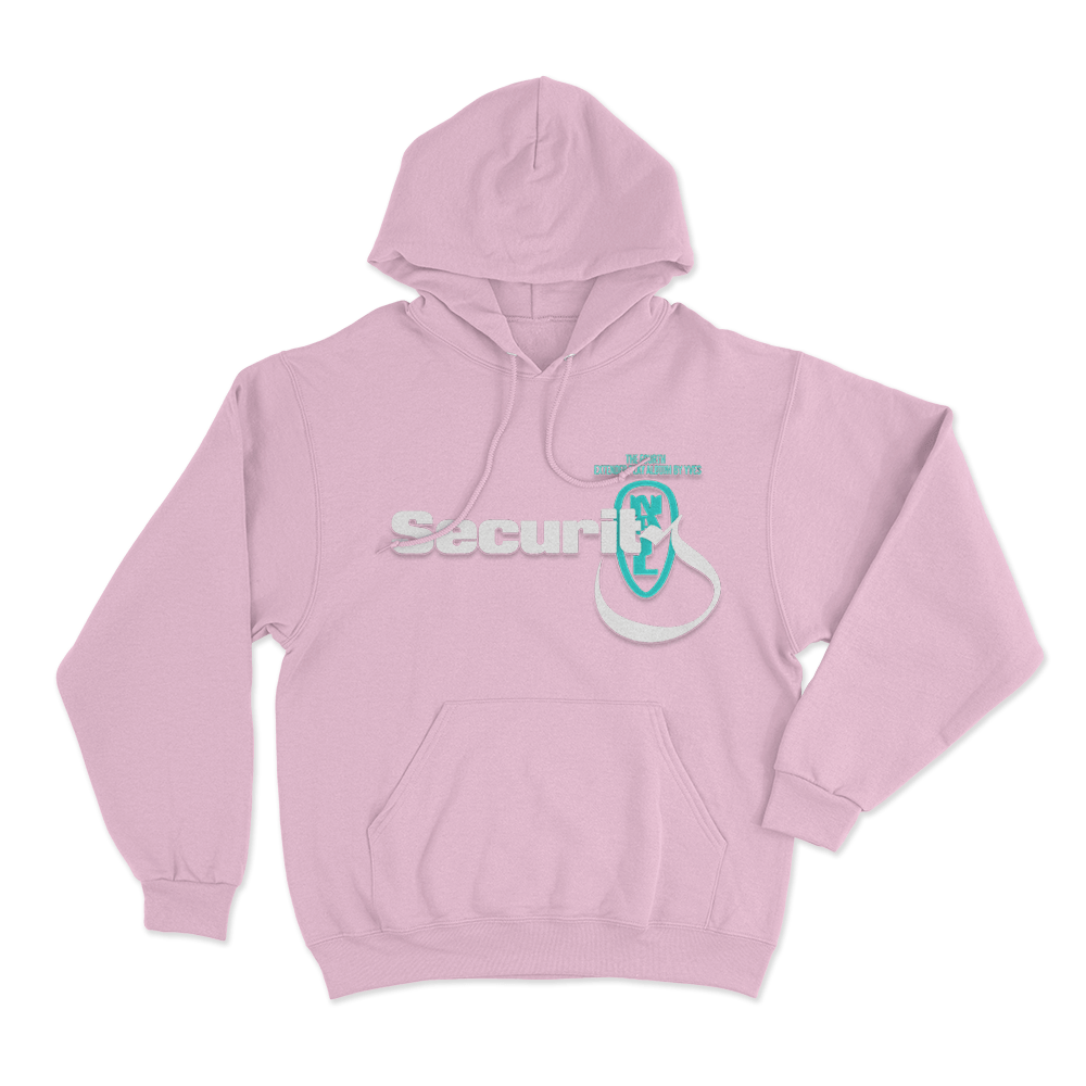 Yves Security Unisex Hoodie Pink Yves Security Unisex Hoodie Pink