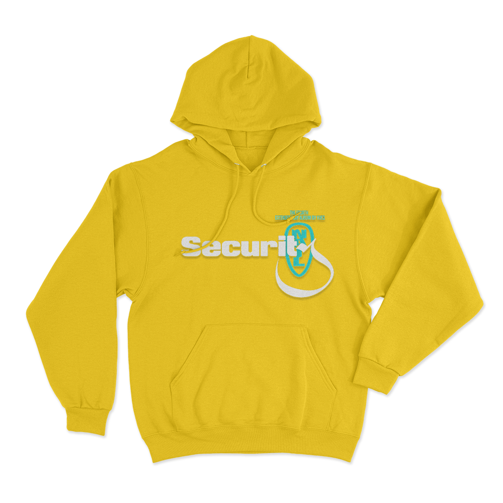 Yves Security Unisex Hoodie Yellow Yves Security Unisex Hoodie Yellow