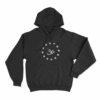 Yves Stars Logo Unisex Hoodie Black