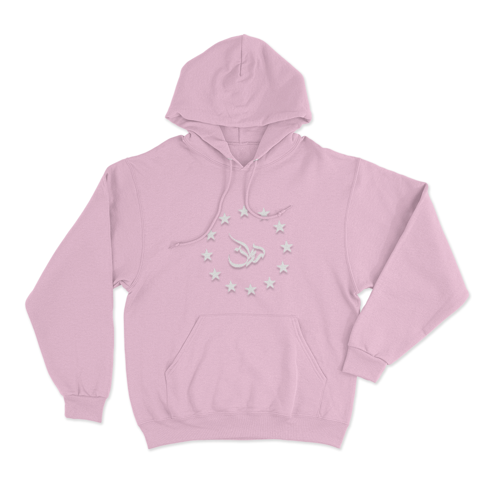 Yves Stars Logo Unisex Hoodie Pink Yves Stars Logo Unisex Hoodie Pink