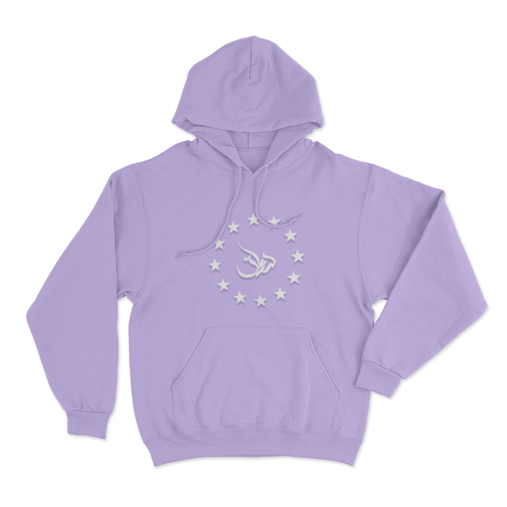Yves Stars Logo Unisex Hoodie Purple Yves Stars Logo Unisex Hoodie Purple